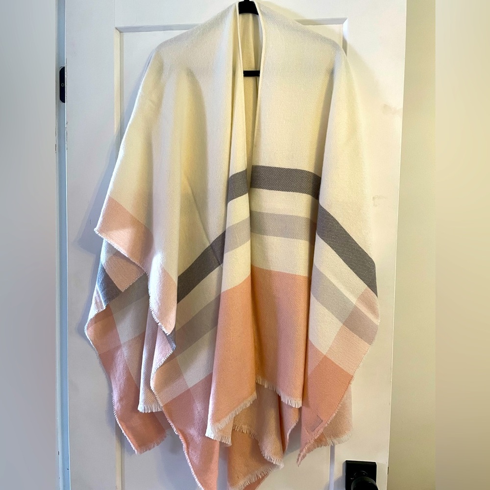 Gentle Fawn Cream, Blush & Gray Striped Wrap